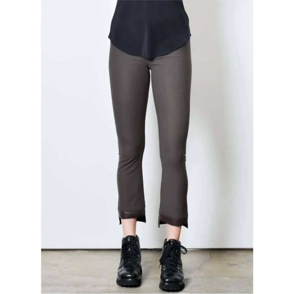 ELAINE KIM Olga Tech Stretch Pants in Espresso Size M